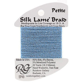 RBGL - Silk Lame Braid - 13 Count - LB-0049 - China Blue