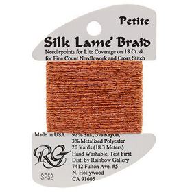 RBGL - Silk Lame Braid - 13 Count - LB-0052 - Pumpkin