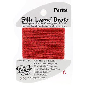 RBGL - Silk Lame Braid - 13 Count - LB-0053 - Crimson