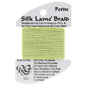 RBGL - Silk Lame Braid - Petite - SP-0054 - Light Avocado