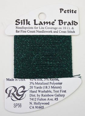 RBGL - Silk Lame Braid - Petite - SP-0056 - Forest Green