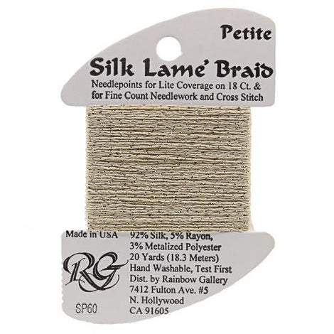 RBGL - Silk Lame Braid - Petite - SP-0060 - Camel