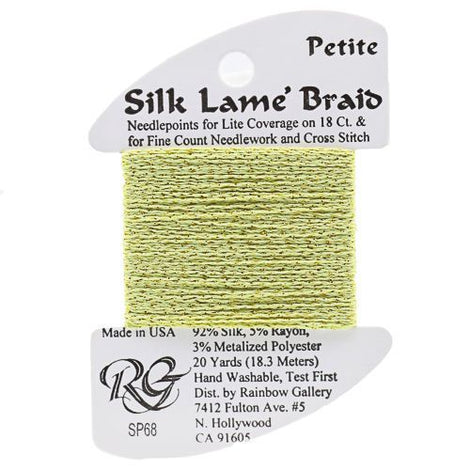 RBGL - Silk Lame Braid - 13 Count - LB-0068 - Pale Avocado