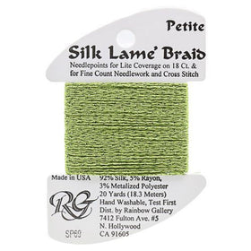 RBGL - Silk Lame Braid - 18 Count - SL-0069 - Medium Avocado