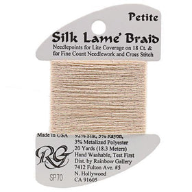 RBGL - Silk Lame Braid - 18 Count - SL-0070 - Light Peach