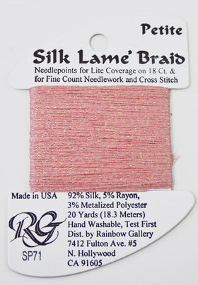 RBGL - Silk Lame Braid - Petite - SP-0071 - Peach
