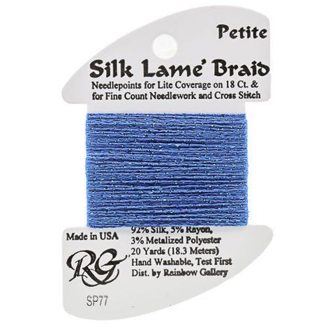 RBGL - Silk Lame Braid - 18 Count - SL-0077 - Royal Blue