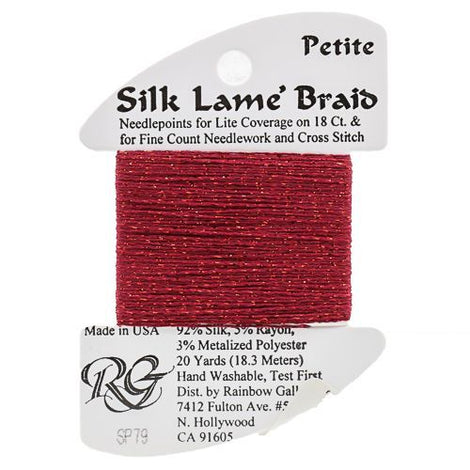 RBGL - Silk Lame Braid - 13 Count - LB-0079 - Dark Cherry