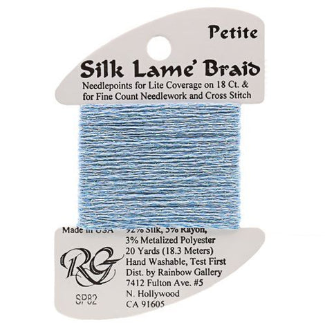 RBGL - Silk Lame Braid - 13 Count - LB-0082 - Light China Blue