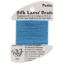 RBGL - Silk Lame Braid - Petite - SP-0083 - Blue Turquoise
