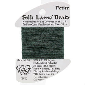 RBGL - Silk Lame Braid - 18 Count - SL-0086 - Deep Forest Green