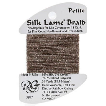 RBGL - Silk Lame Braid - 18 Count - SL-0087 - Bark