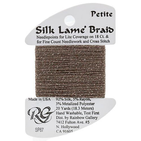 RBGL - Silk Lame Braid - 13 Count - LB-0087 - Bark