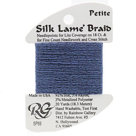 RBGL - Silk Lame Braid - Petite - SP-0089 - Blue Jeans