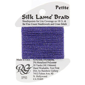 RBGL - Silk Lame Braid - Petite - SP-0093 - Dark Periwinkle