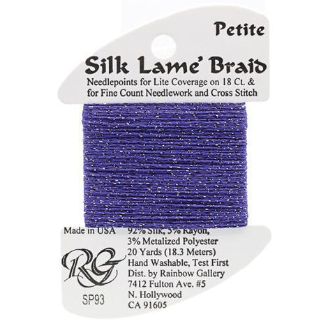 RBGL - Silk Lame Braid - 13 Count - LB-0093 - Dark Periwinkle