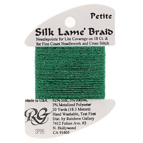 RBGL - Silk Lame Braid - Petite - SP-0095 - Medium Christmas Green