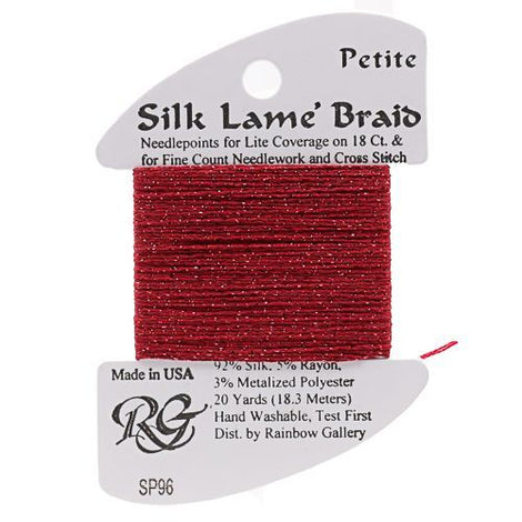 RBGL - Silk Lame Braid - 13 Count - LB-0096 - Cranberry