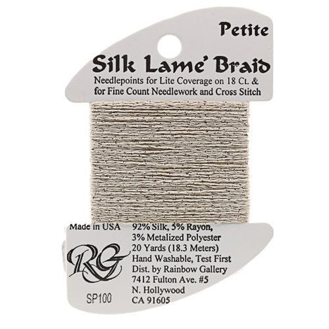 RBGL - Silk Lame Braid - Petite - SP-0100 - Sand