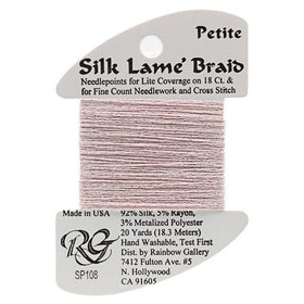 RBGL - Silk Lame Braid - 18 Count - SL-0108 - Soft Pink