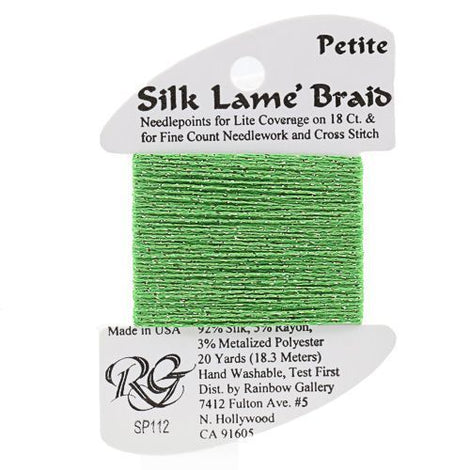 RBGL - Silk Lame Braid - Petite - SP-0112 - Spring Green