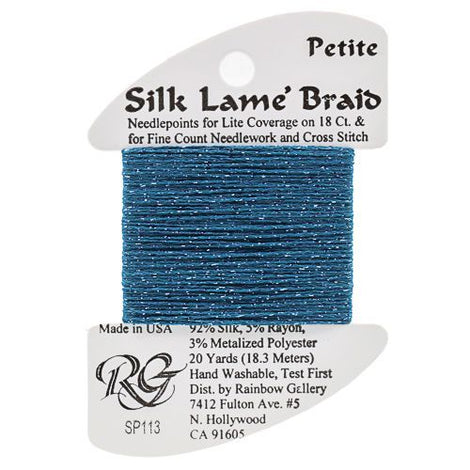 RBGL - Silk Lame Braid - 13 Count - LB-0113 - Dark Lagoon