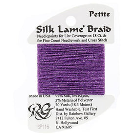 RBGL - Silk Lame Braid - 18 Count - SL-0116 - Medium Violet