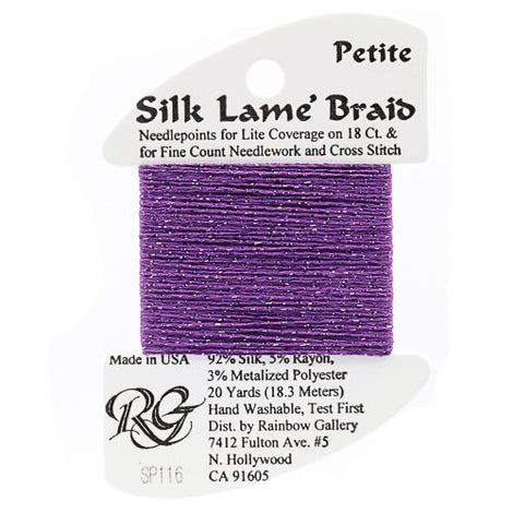 RBGL - Silk Lame Braid - 13 Count - LB-0116 - Medium Violet