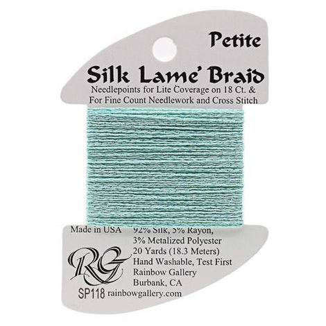 RBGL - Silk Lame Braid - Petite - SP-0118 - Sea Spray