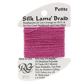 RBGL - Silk Lame Braid - 13 Count - LB-0122 - Hot Pink