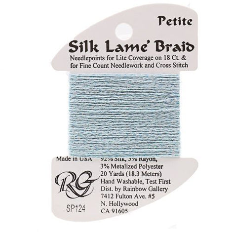 RBGL - Silk Lame Braid - 13 Count - LB-0124 - Blue Glow
