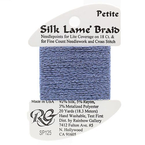 RBGL - Silk Lame Braid - 18 Count - SL-0125 - Denim