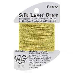 RBGL - Silk Lame Braid - 13 Count - LB-0127 - Golden Yarrow
