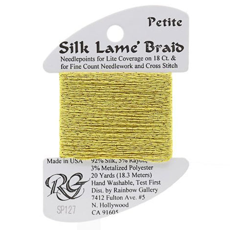 RBGL - Silk Lame Braid - Petite - SP-0127 - Golden Yarrow