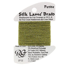 RBGL - Silk Lame Braid - 13 Count - LB-0130 - Moss