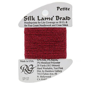 RBGL - Silk Lame Braid - 13 Count - LB-0137 - Scarlet
