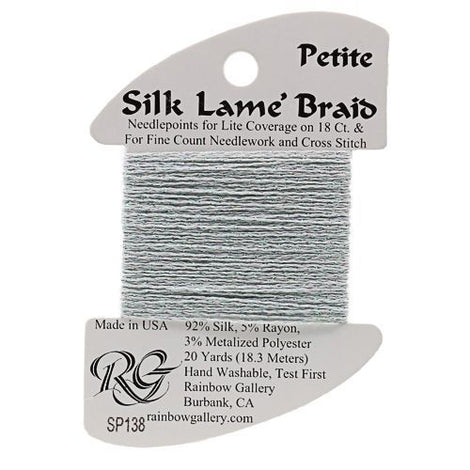 RBGL - Silk Lame Braid - Petite - SP-0138 - Glacier