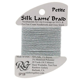 RBGL - Silk Lame Braid - Petite - SP-0138 - Glacier
