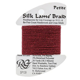 RBGL - Silk Lame Braid - 13 Count - LB-0139 - Cardinal