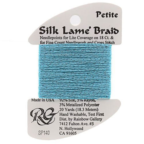 RBGL - Silk Lame Braid - 13 Count - LB-0140 - Jamaican Sea