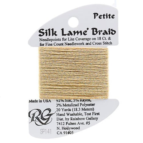 RBGL - Silk Lame Braid - Petite - SP-0141 - Pineapple