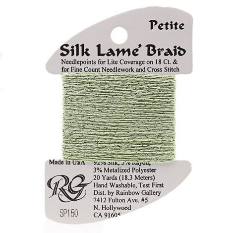 RBGL - Silk Lame Braid - 18 Count - SL-0150 - Daiquiri Green