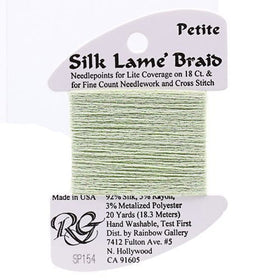 RBGL - Silk Lame Braid - 18 Count - SL-0154 - Misty Green