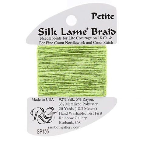 RBGL - Silk Lame Braid - Petite - SP-0156 - Kiwi