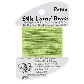 RBGL - Silk Lame Braid - 18 Count - SL-0156 - Kiwi