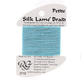RBGL - Silk Lame Braid - 18 Count - SL-0158 - Capri