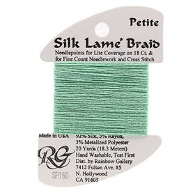 RBGL - Silk Lame Braid - Petite - SP-0160 - Dark Mint