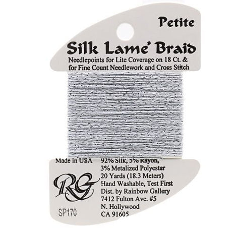 RBGL - Silk Lame Braid - Petite - SP-0170 - Blue Fog