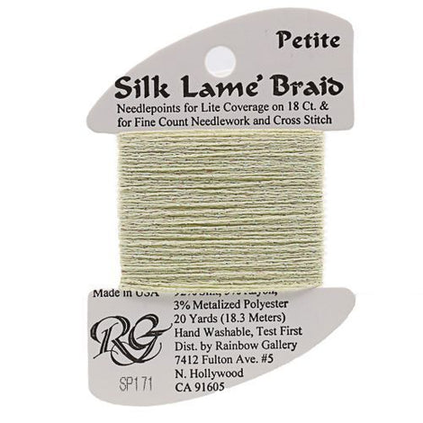 RBGL - Silk Lame Braid - 18 Count - SL-0171 - Mellow Yellow