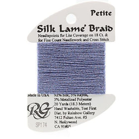 RBGL - Silk Lame Braid - Petite - SP-0174 - Periwinkle